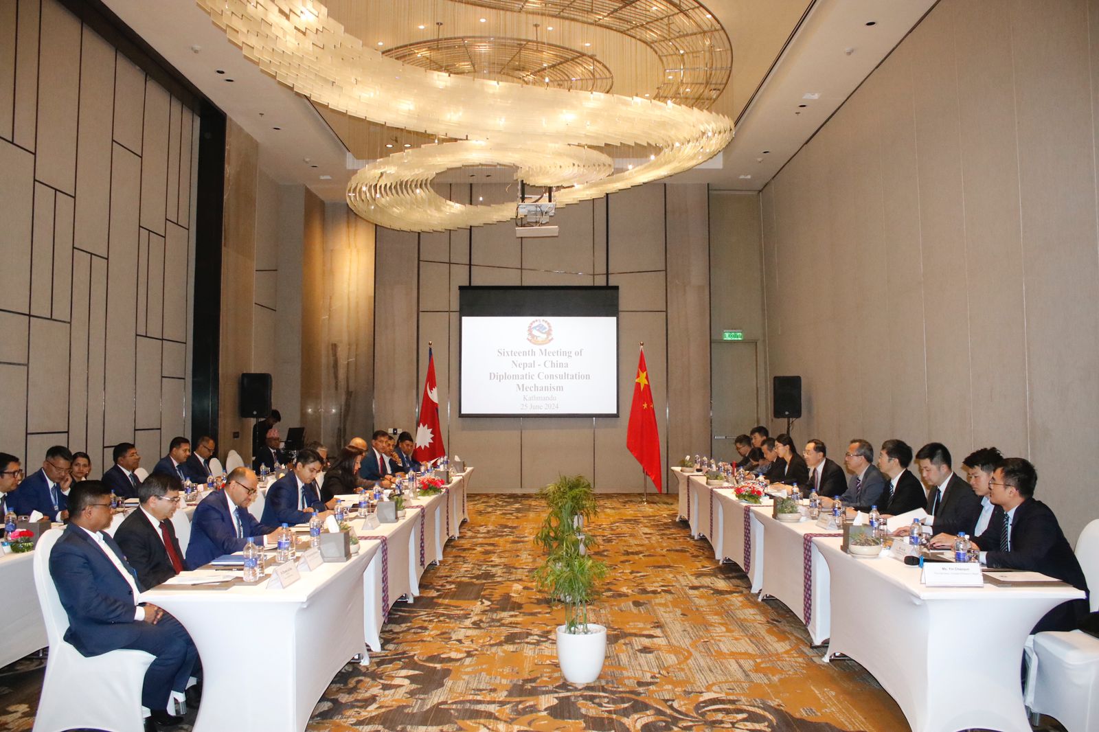 नेपाल-चीन कूटनीतिक परामर्श संयन्त्रको बैठकमा के–के भयाे ?