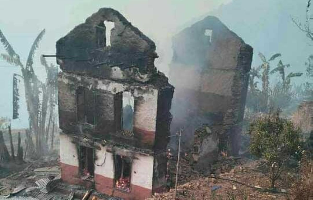 आगलागीबाट ७९ घर जले, एक जनाको मृत्यु