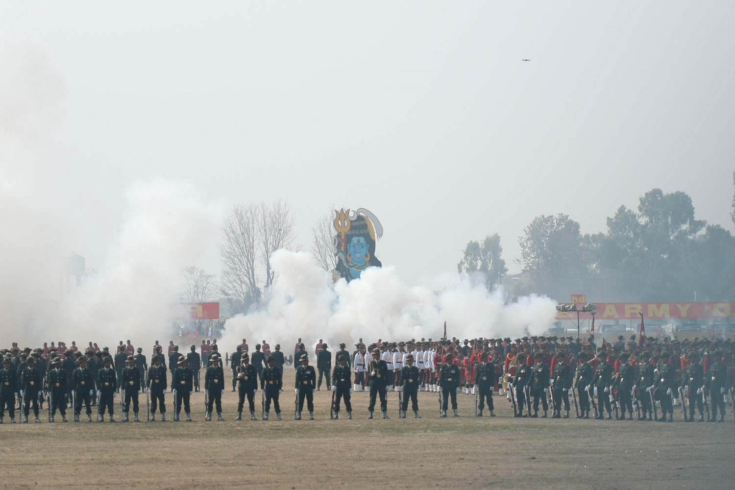 टुँडिखेलमा नेपाली सेनाले यसरी मनायो सैनिक दिवस (तस्वीरहरू)