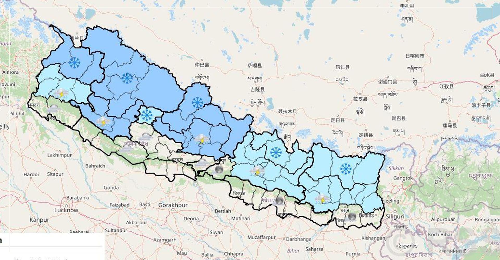 आज कोशी र मधेशमा हुरीबतासको सम्भावना