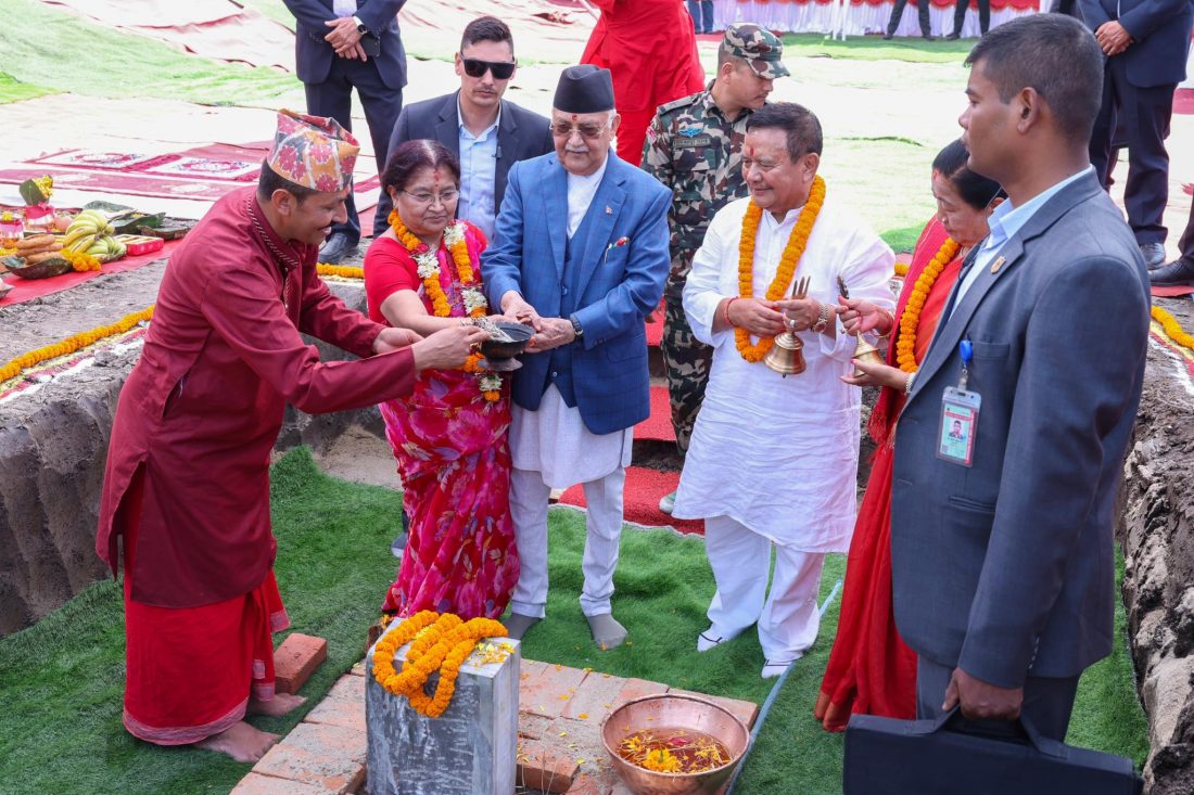 दानमा जग्गा लिएको विषयमा एमालेको प्रस्टीकरणः लोकतान्त्रिक देशमा व्यवसायीबाट दान लिने परम्परा छ 