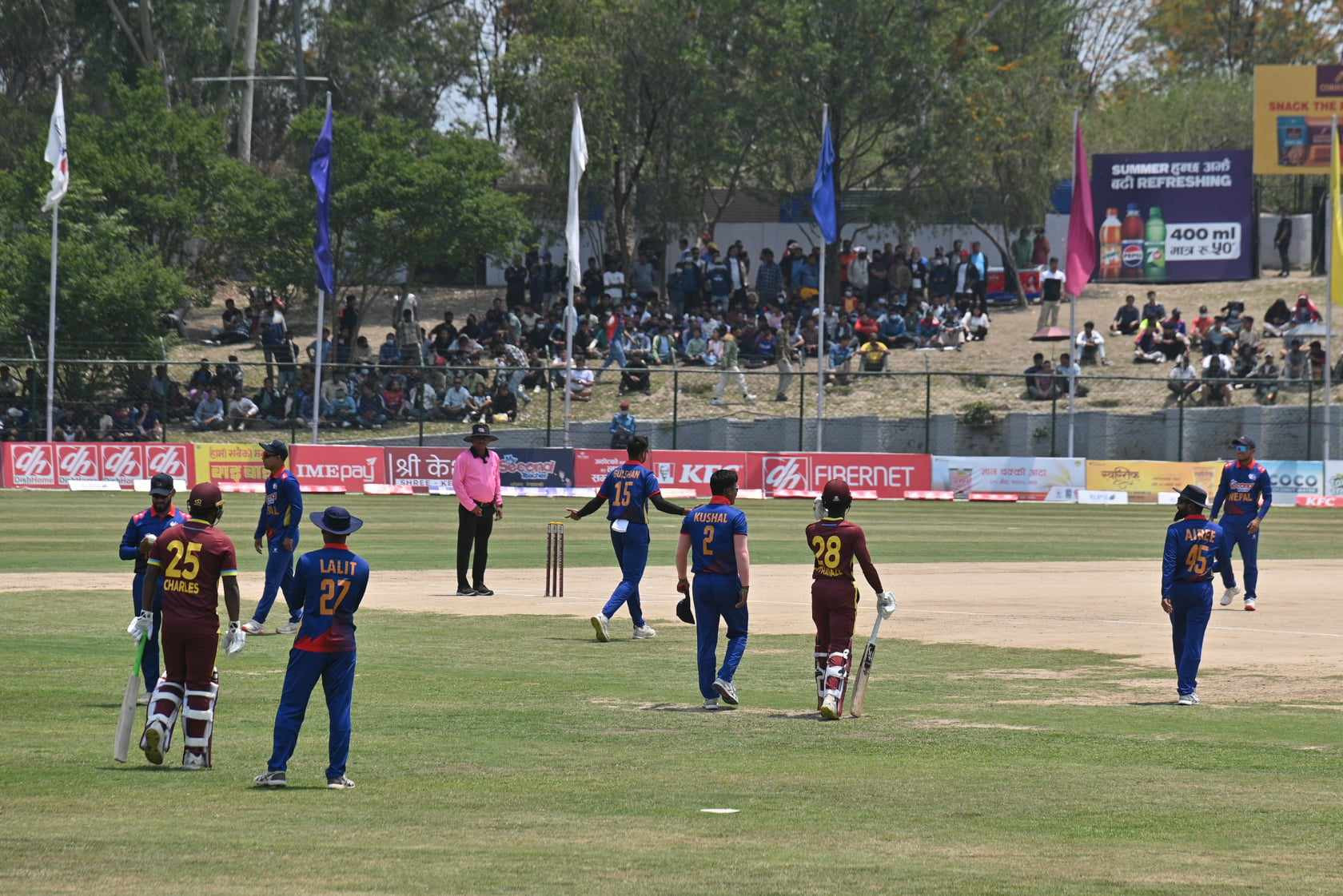 नेपाललाई पहिलो सफलता, प्रतिश जीसीले लिए विकेट