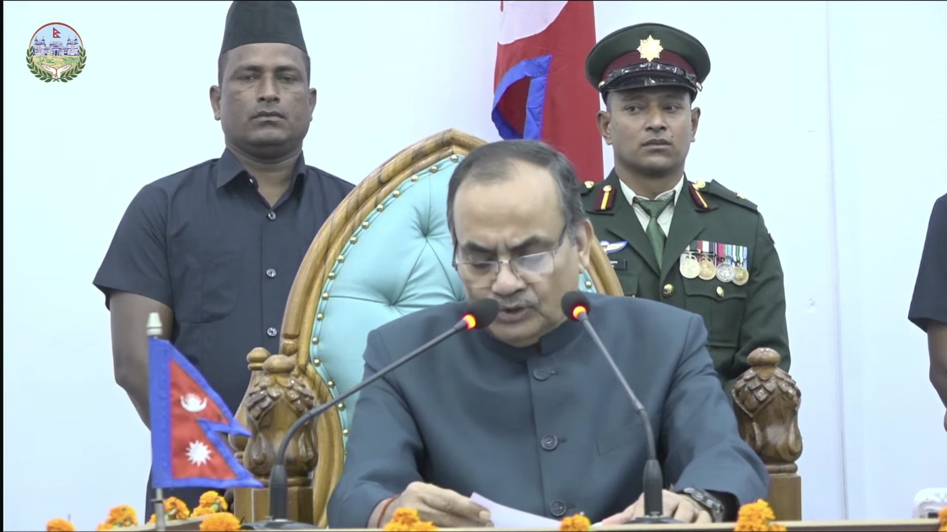 मधेश प्रदेशसभामा नीति तथा कार्यक्रम प्रस्तुत हुँदै