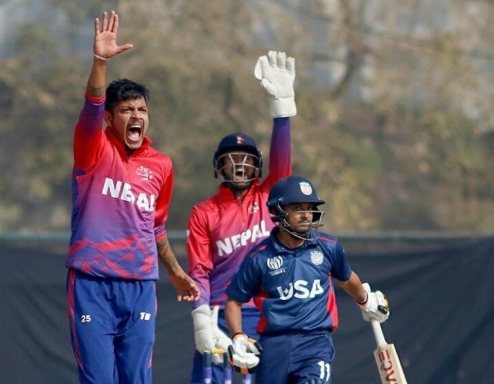 स्टार लेगस्पीनर सन्दीप आईसीसीको प्लेयर अफ द मन्थको मनोनयनमा
