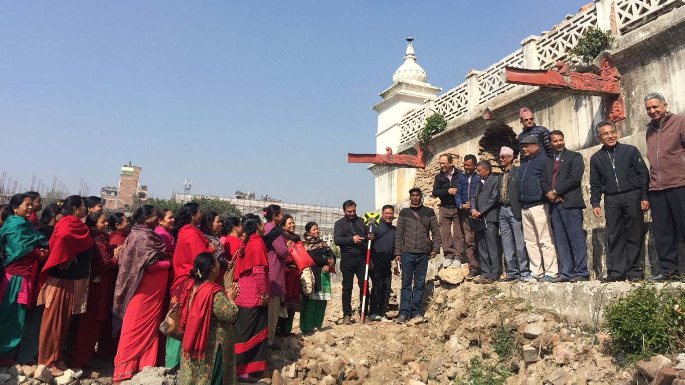 बल्ल शुरु भो रानीपोखरीको पुनर्निर्माण
