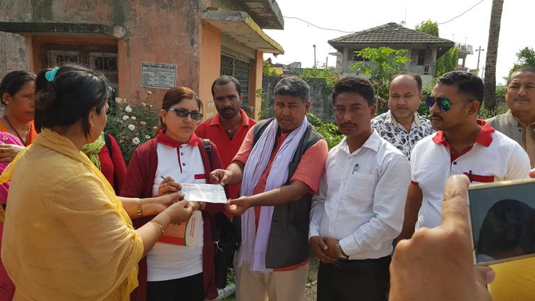 मृत्यु दाबीबापतको दाबी भुक्तानी रकम हस्तान्तरण