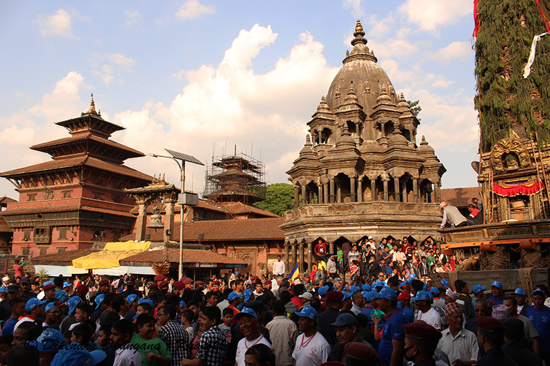 पुरानै स्वरुपमा पाटनको कृष्ण मन्दिर