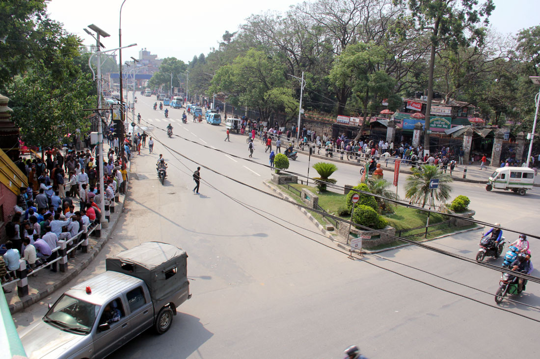 काठमाडौं उपत्यकामा बन्दको आंशिक प्रभाव (२० तस्बिर)