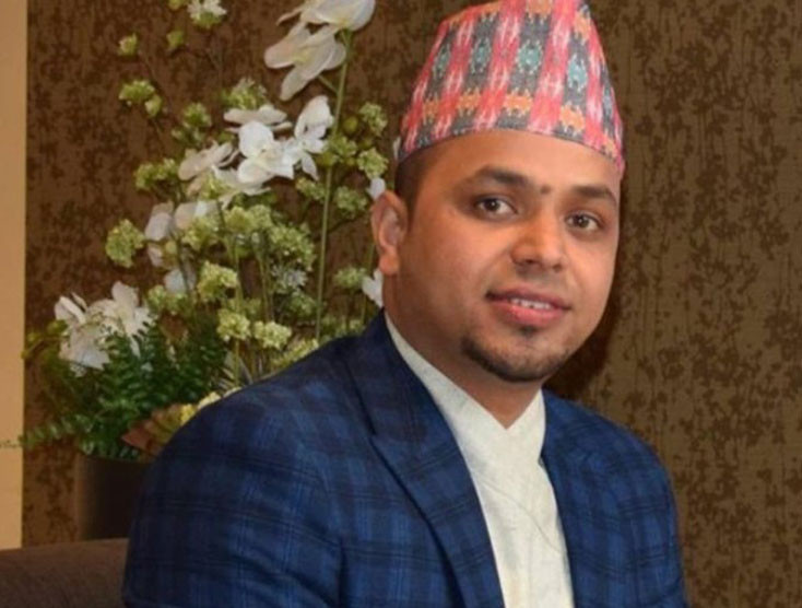 युवा व्यवसायी खकुरेल एनआरएन यूकेको कोषाध्यक्ष दाबेदार