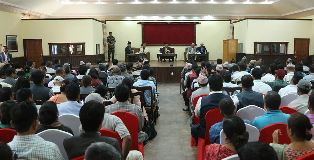 गुठी विधेयकबारे प्रधानमन्त्री–जनप्रतिनिधि छलफल