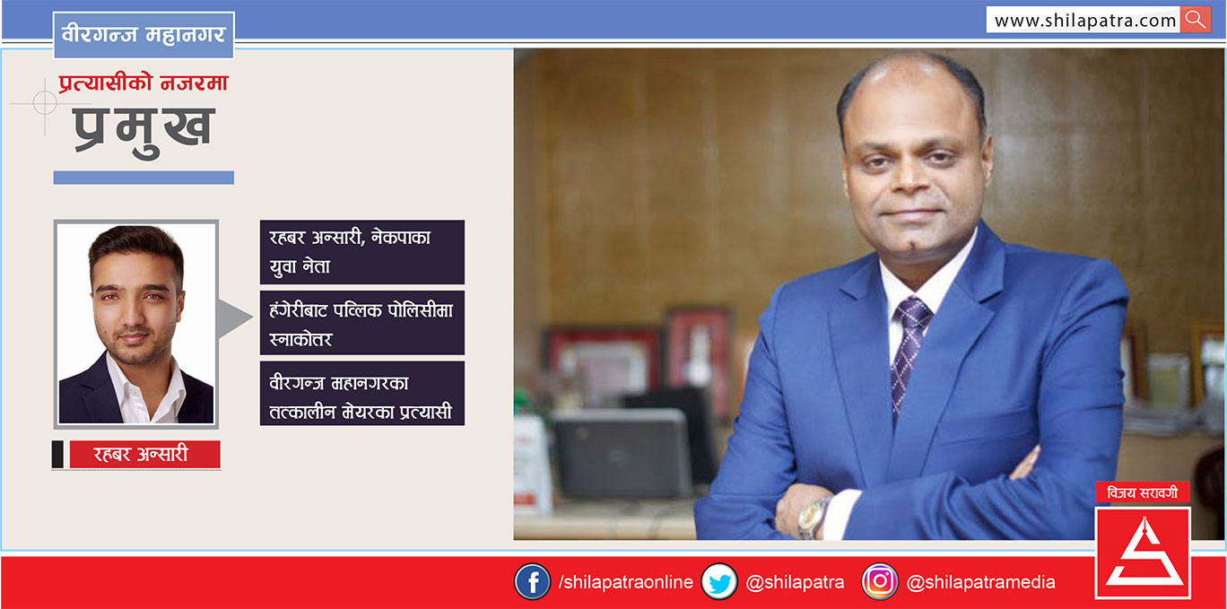 महानरगमा झुट र भ्रष्टाचारको खेती मौलायोः रहबर अन्सारी