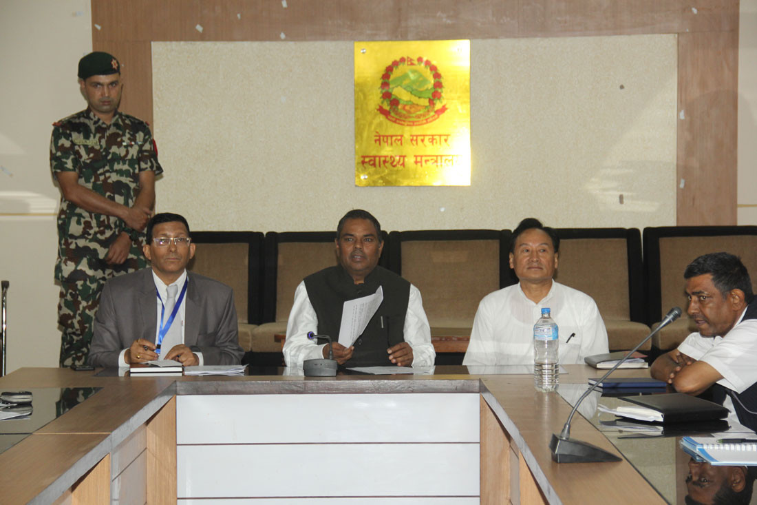 नेपाल प्रवेशपूर्व विदेशी नागरिकको स्वास्थ्य परीक्षण अनिवार्य