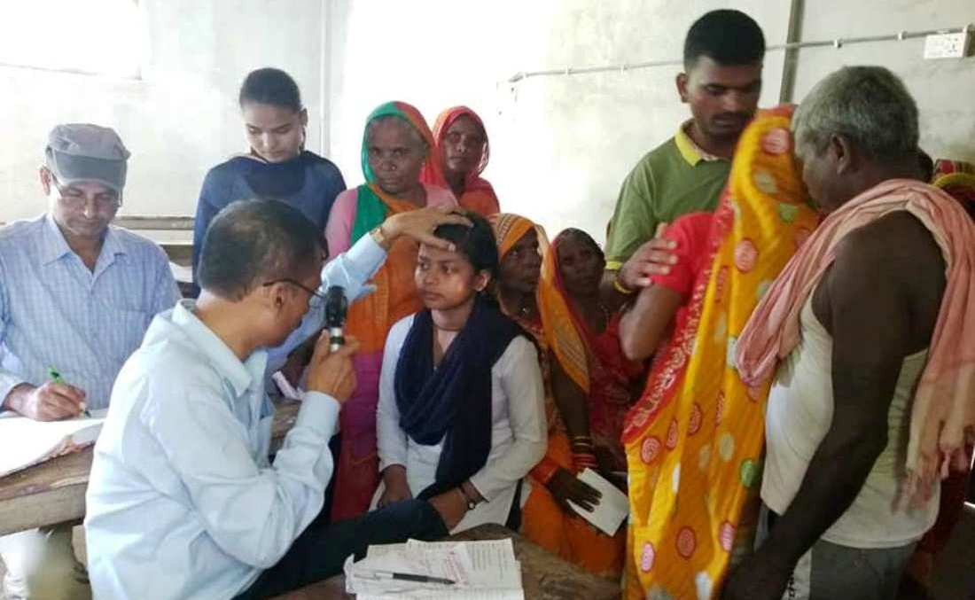नेपाल–भारत सीमामा आँखा शिविर