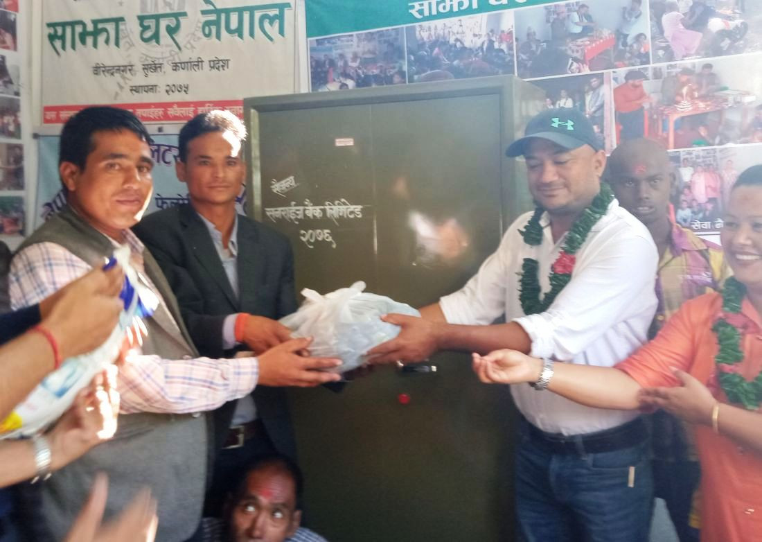 सनराइजको सहयोग बेसहारा तथा टुहुरालाई