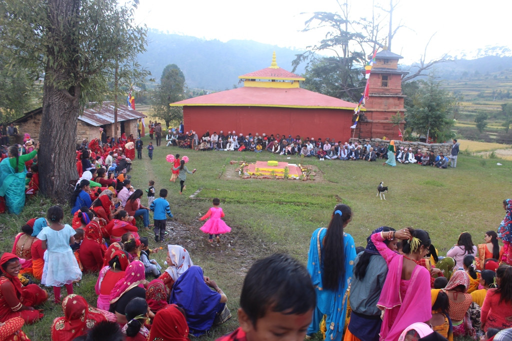 सुदूरपश्चिमको प्रमुख मन्दिर घटालथानमा दसैं जाँत सम्पन्न