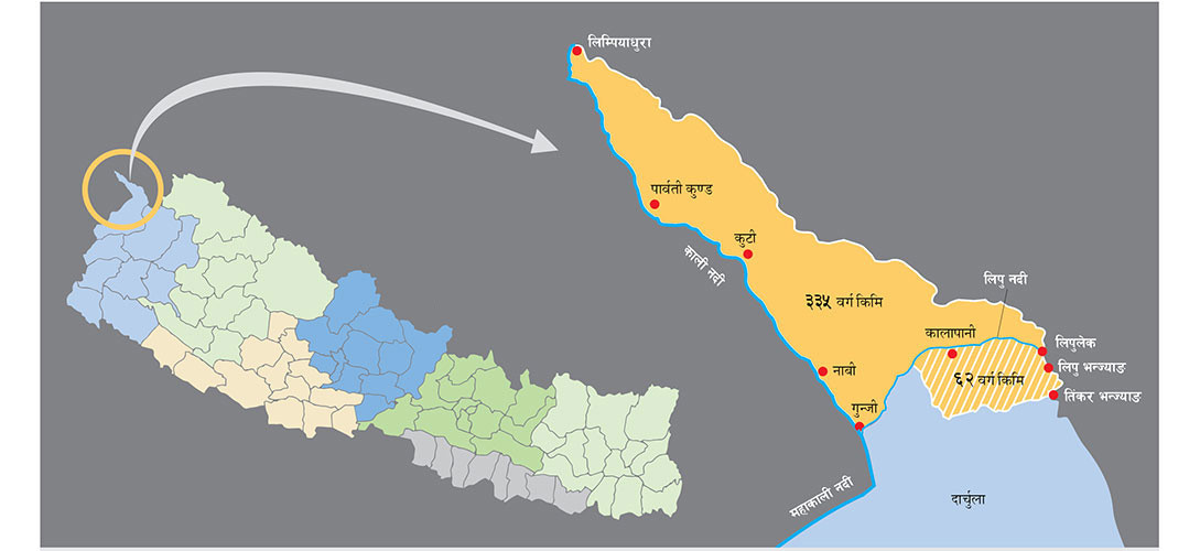 लिम्पियाधुरा–लिपुलेक–कालापानी अतिक्रमणः १४ वर्षअघि नै राष्ट्रसंघमा