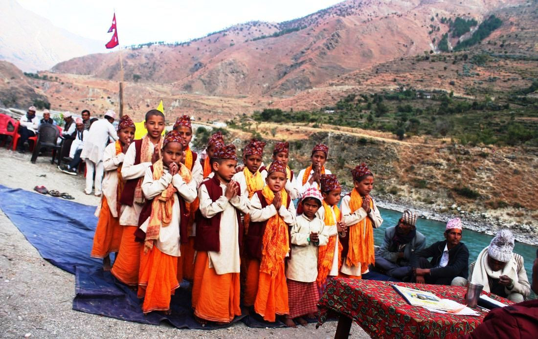 धर्मसंस्कृति जोगाउन कर्णाली तटमा गुरुकुल शिक्षा