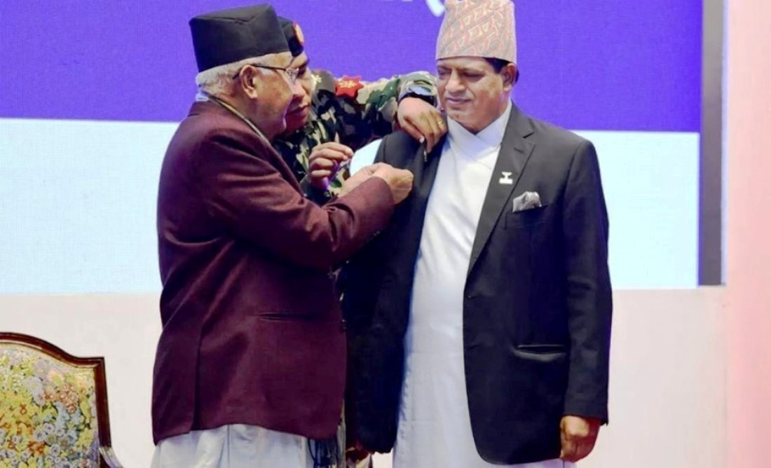 एनआईसी एशिया बैंकका सञ्चालक संघई सीआईपी सम्मानद्वारा सम्मानित
