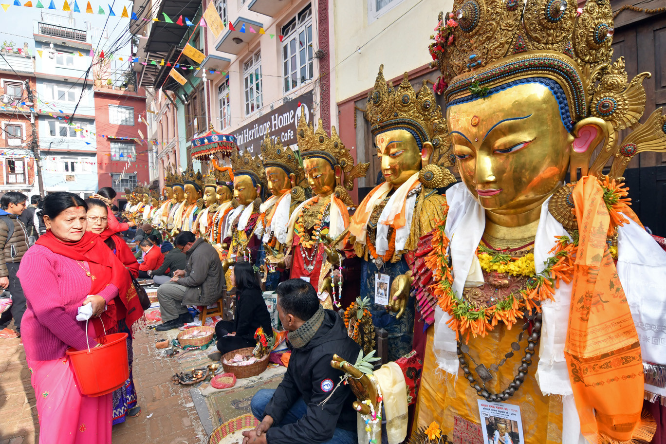 पाटनमा प्रत्येक ५ वर्षमा हुने सम्यक महादान पर्व सुरु