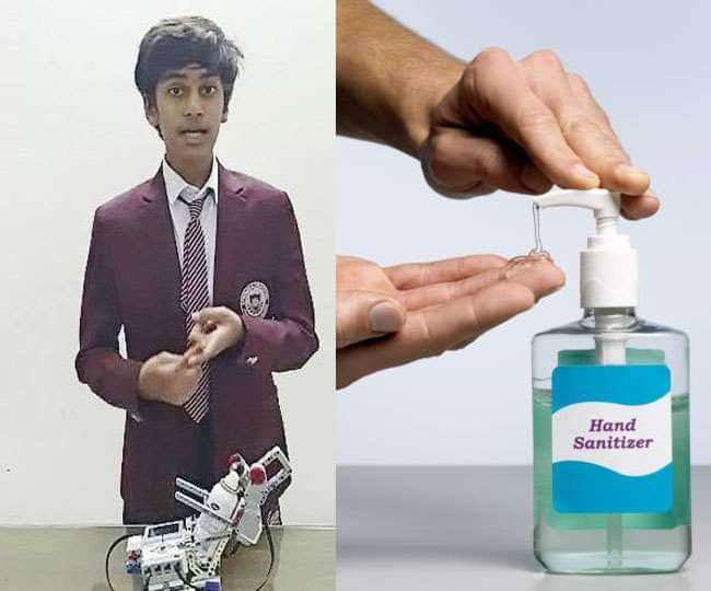 बन्यो रोबोट स्यानिटाइजर