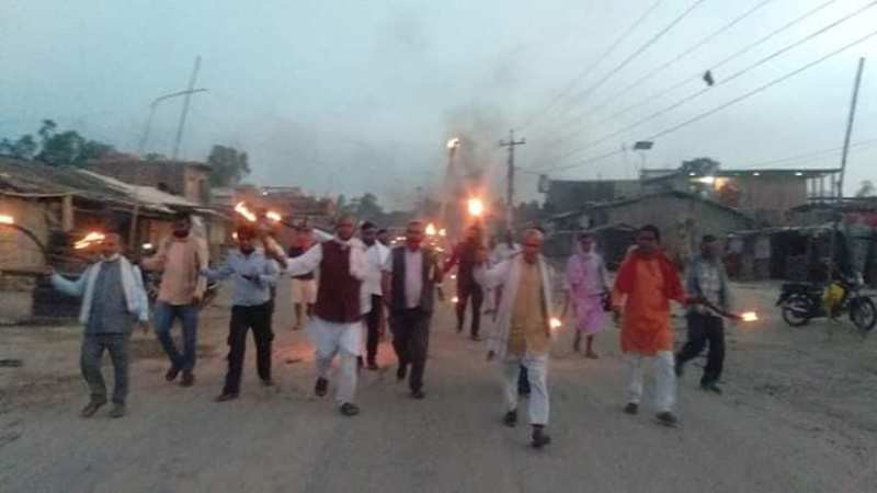 सरकारविरुद्ध जनता समाजवादी पार्टीको जुलुश प्रदर्शन
