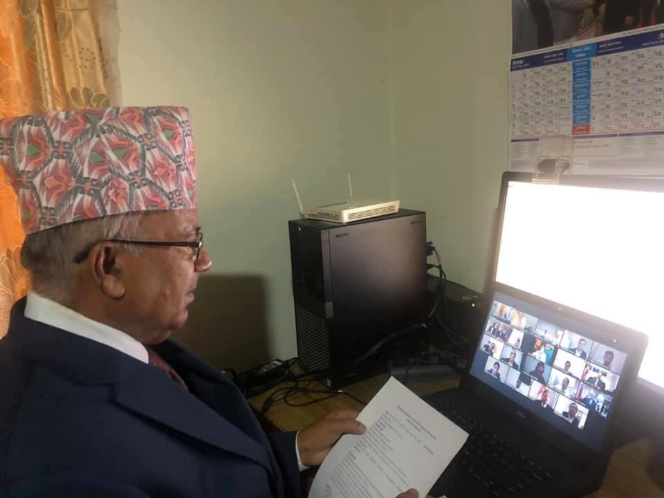 नेकपाको विदेश प्रमुख र चिनियाँ कम्युनिस्ट पार्टीका अन्तर्राष्ट्रिय विभाग प्रमुखबीच भिडियो कन्फेरेन्स