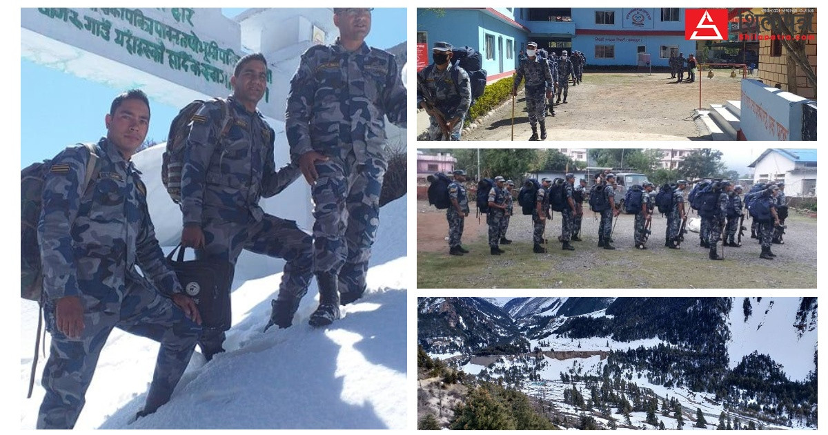 सेनाको हेलिकाेप्टर लिएर सशस्त्र प्रहरी कालापानी जाँदै