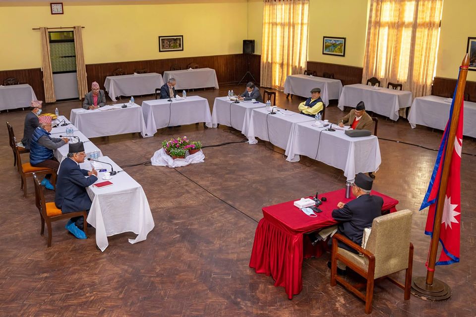लिम्पियाधुरा समेटेर नक्सा जारी गर्न सरकारलाई नेकपा सचिवालयको निर्देशन