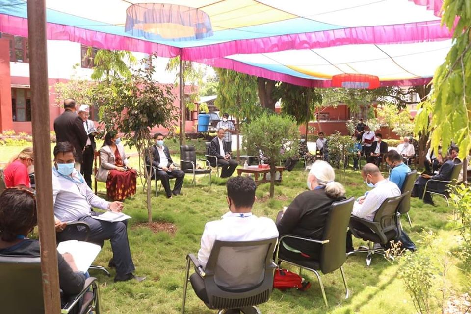 काेभिड-१९ सँग जुध्न दाता गुहार्दै मुख्यमन्त्री शाही 