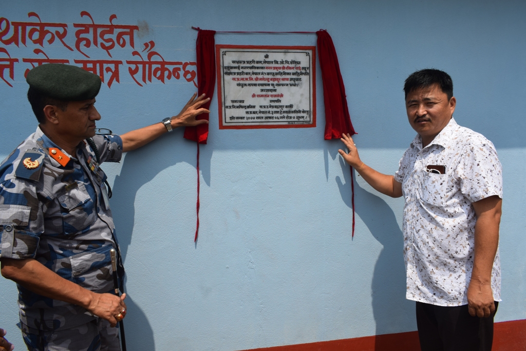 मोरङको बालुबारीमा सशस्त्रको बिओपी स्थापना  