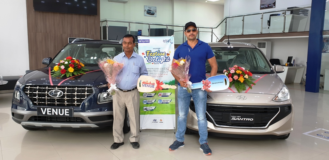 हुन्डाई फेस्टिभ डिलाइट २०७६ : नागेश्वरले जिते भेन्यु एस, शालिकरामलाई स्यान्ट्राे म्याग्ना कार