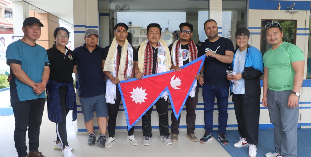 उमा कुङफुमा भाग लिन नेपाली टाेली इंग्ल्याण्ड जाँदै