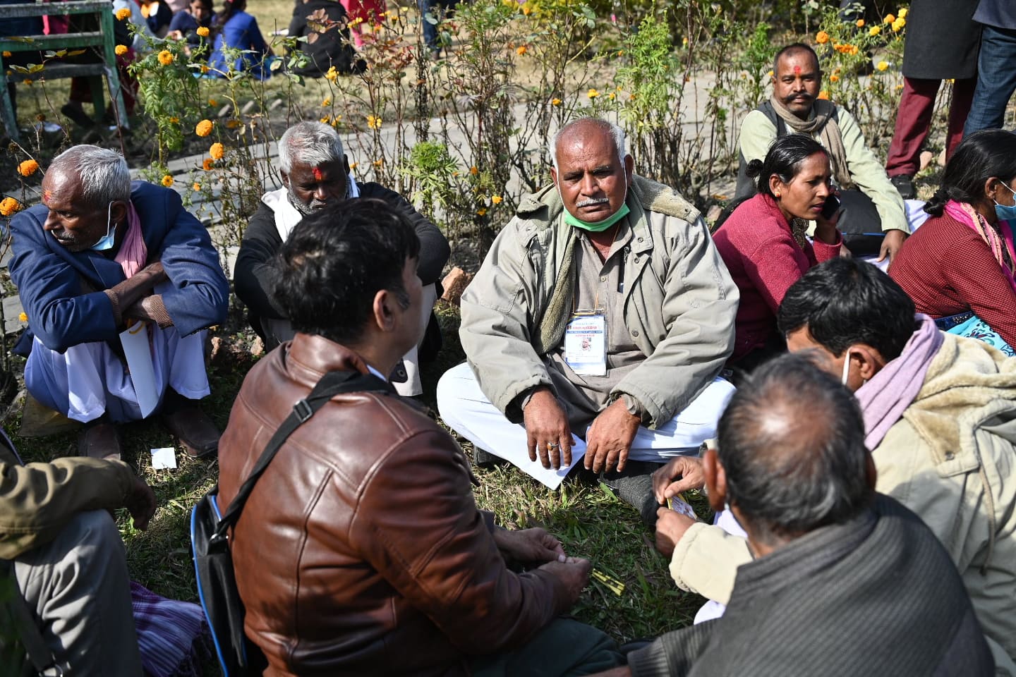 राप्रपालाई नेता छान्न आएकाहरू (फाेटाे कथा)