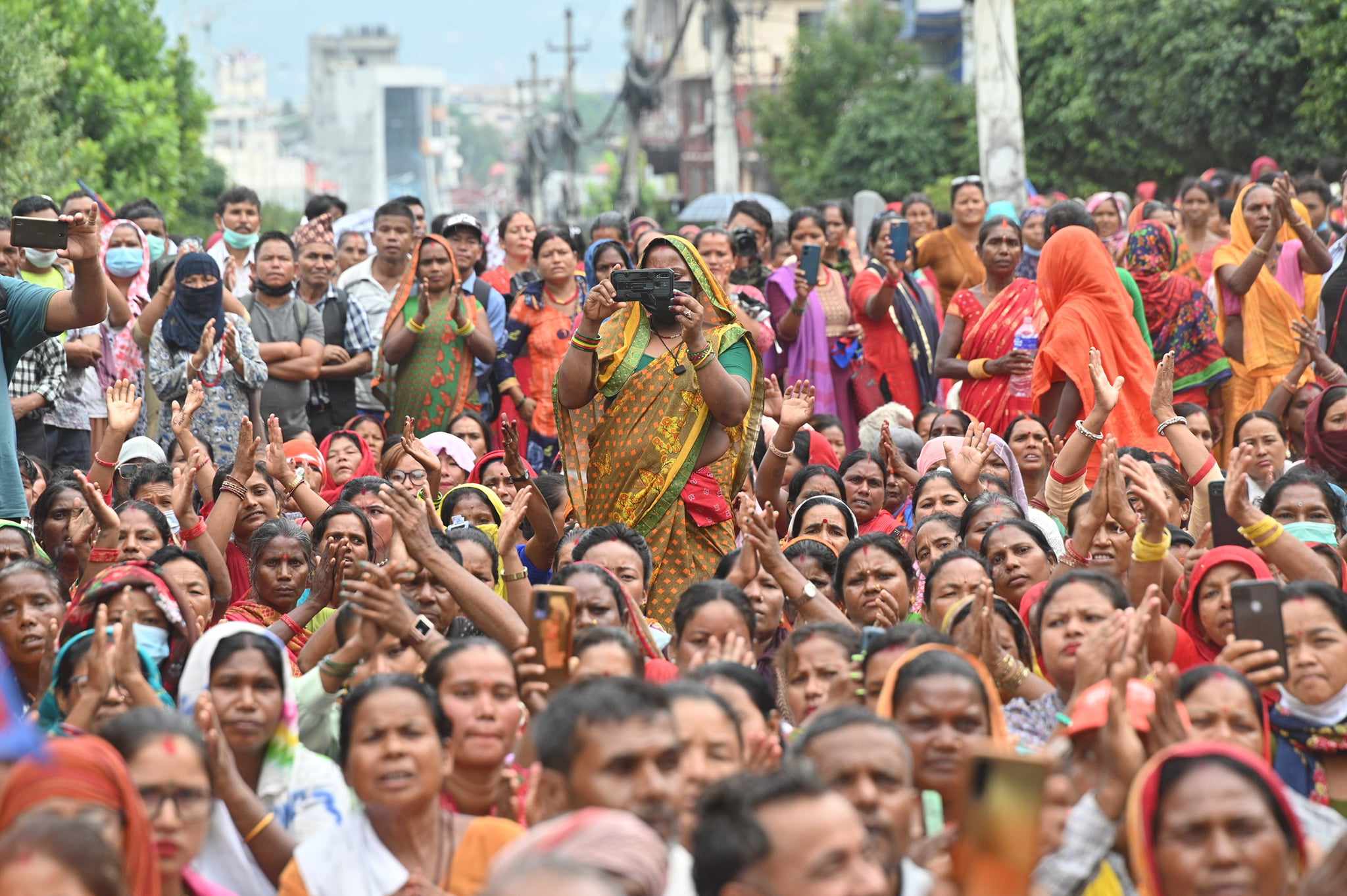 माइतीघरमा लघुवित्तपीडितको प्रदर्शन (फोटो फिचर) 