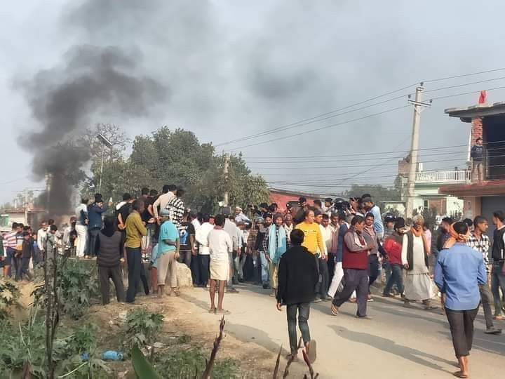 सर्लाहीको बरहथवामा प्रहरीले गोली चलाउँदा एक जनाको घटनास्थलमै मृत्यु 