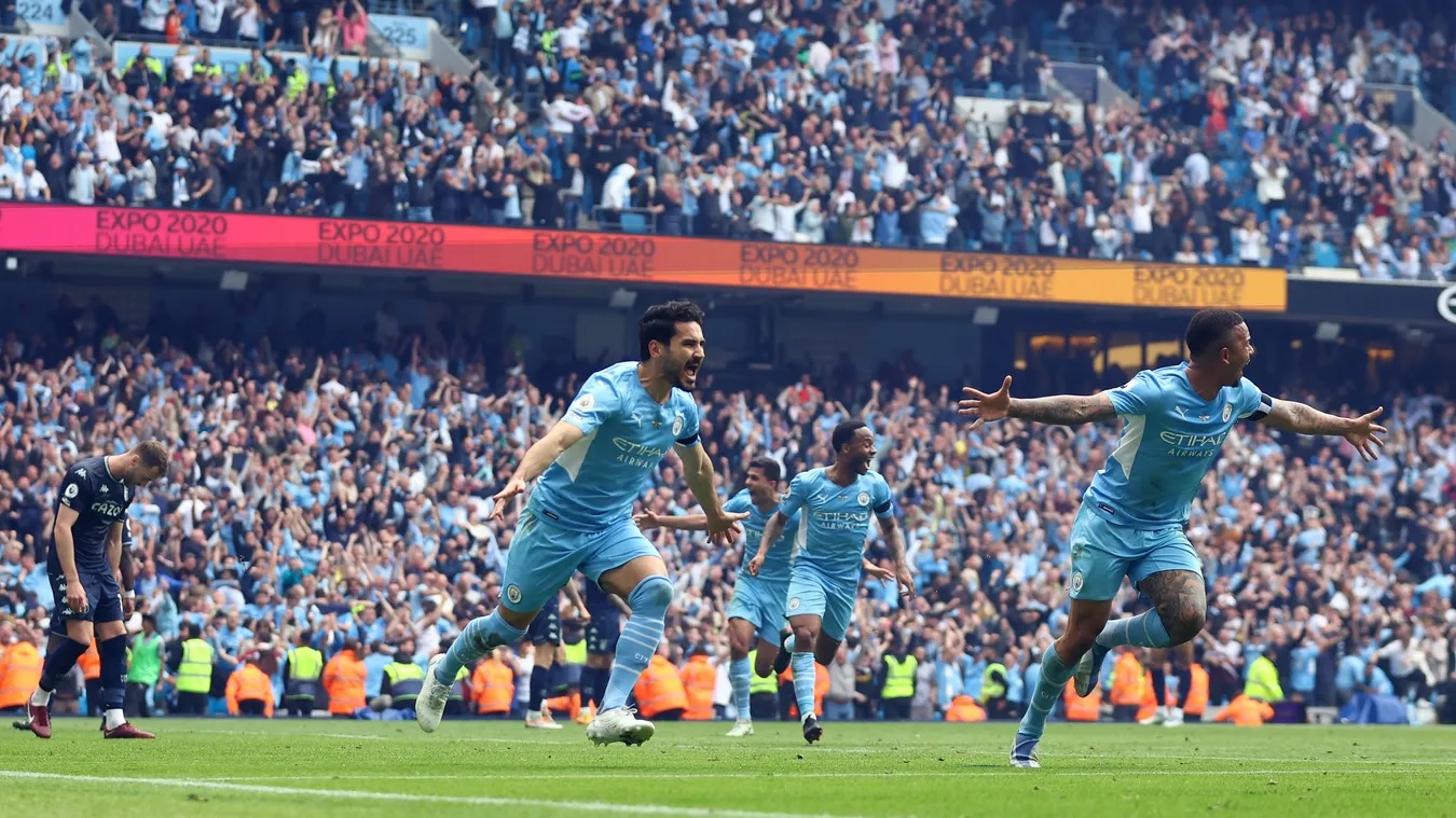 नाटकीय खेल जित्दै म्यानचेस्टर सिटीले उचाल्याे प्रिमियर लिगको उपाधि