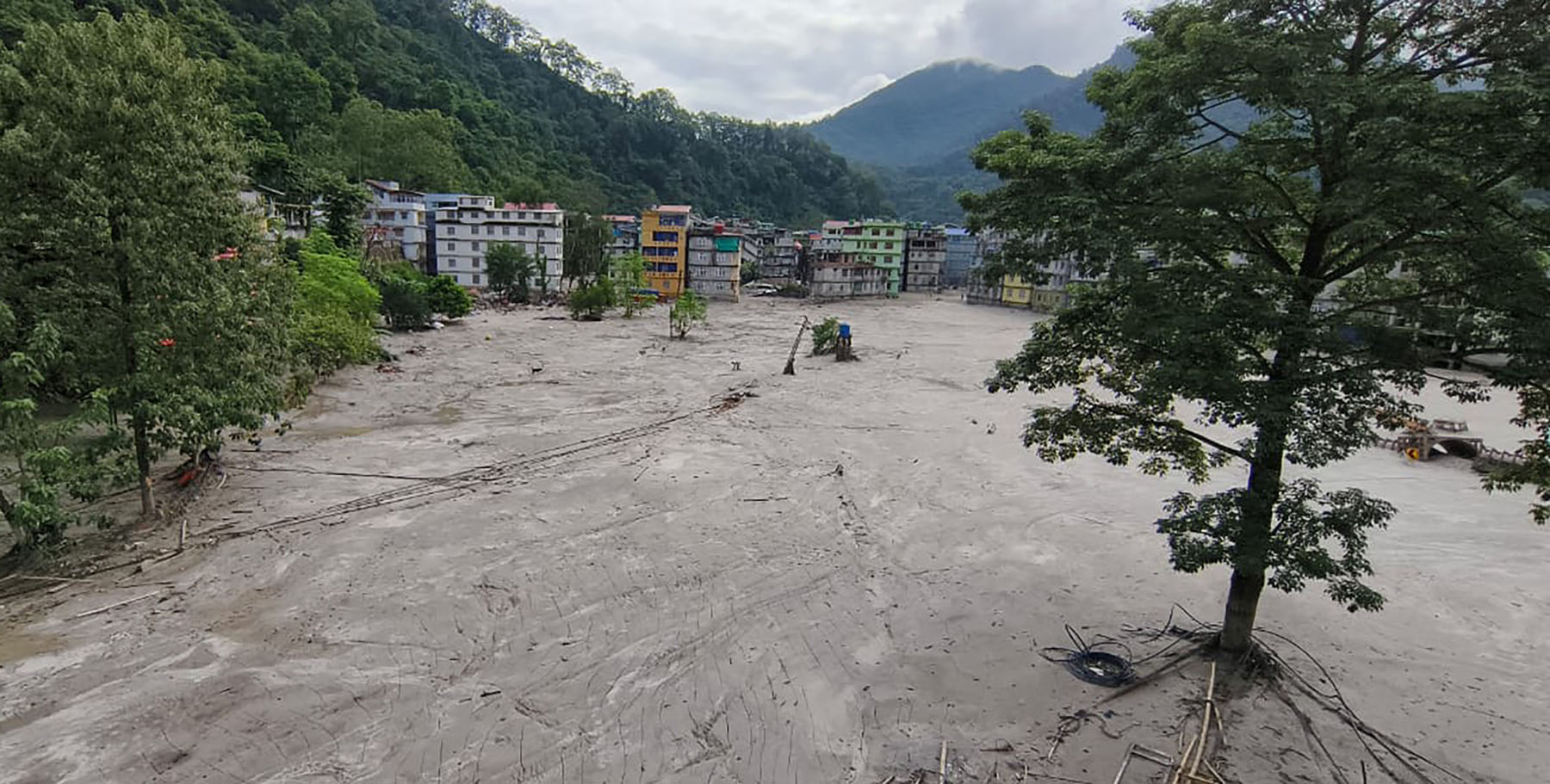 सिक्किममा बरफजस्तै चिसो बाढी, ४० जनाको मृत्यु