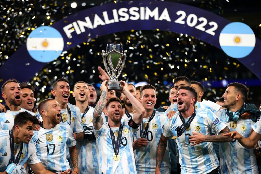 इटालीलाई हराउँदै अर्जेन्टिना च्याम्पियन, मेस्सीको उत्कृष्ट प्रदर्शन