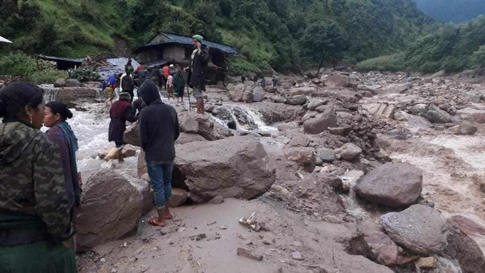 बागलुङ बाढी : १ सय ७१ भौतिक संरचनामा क्षति