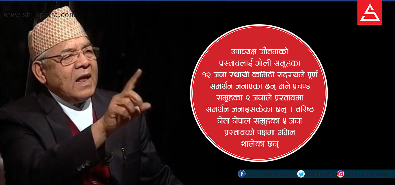 नेकपाभित्र यसरी जुट्दै छ वामदेवको प्रस्तावमा बहुमत 