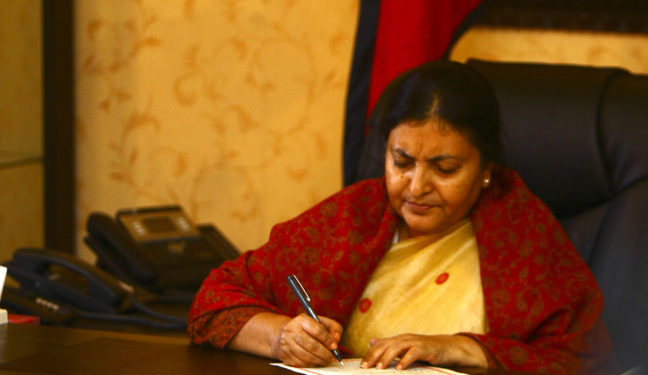 चाडपर्वबाट बृहत् राष्ट्रिय एकता सुदृढ बनाउन मद्दत पुग्ने राष्ट्रपतिको विश्वास