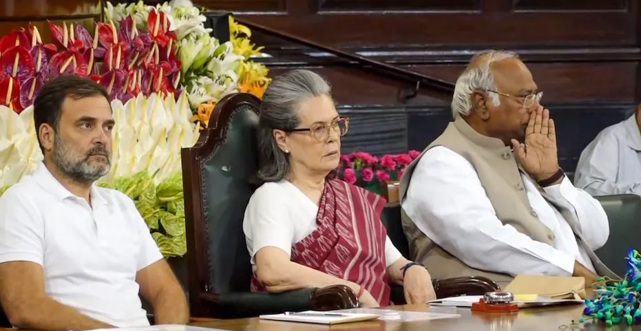 सोनिया गान्धी कांग्रेस आई संसदीय दलको नेता चयन 