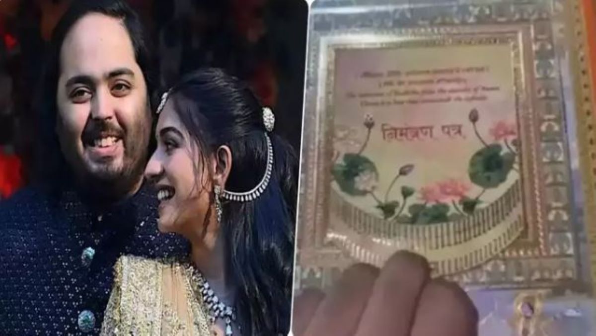 मुकेश अम्बानीका छोराको बिहे कार्डमा चाँदीको मन्दिर, सुनको मूर्ति, कति हो मूल्य ?