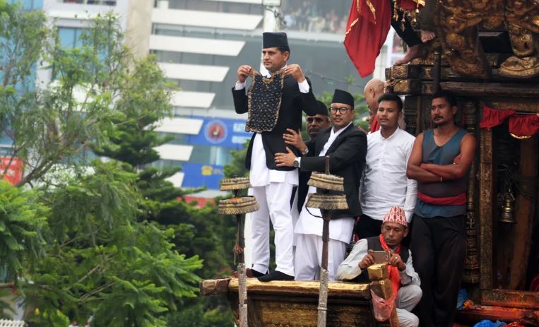 रातो मच्छिन्द्रनाथको भोटो  आइतबार देखाइने