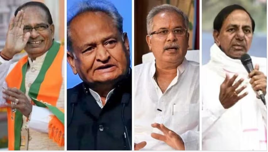 भारतका चार राज्यको चुनावः सुरुवाती रुझानमा भाजपा र कांग्रेसबीच कडा टक्कर