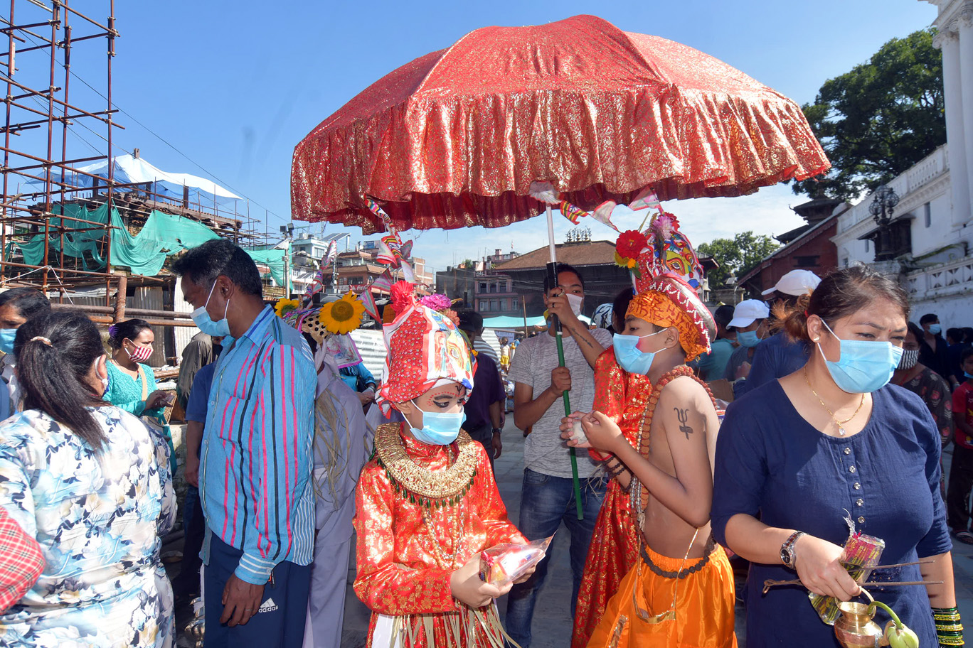 वसन्तपुरको मास्कमय गाईजात्रा