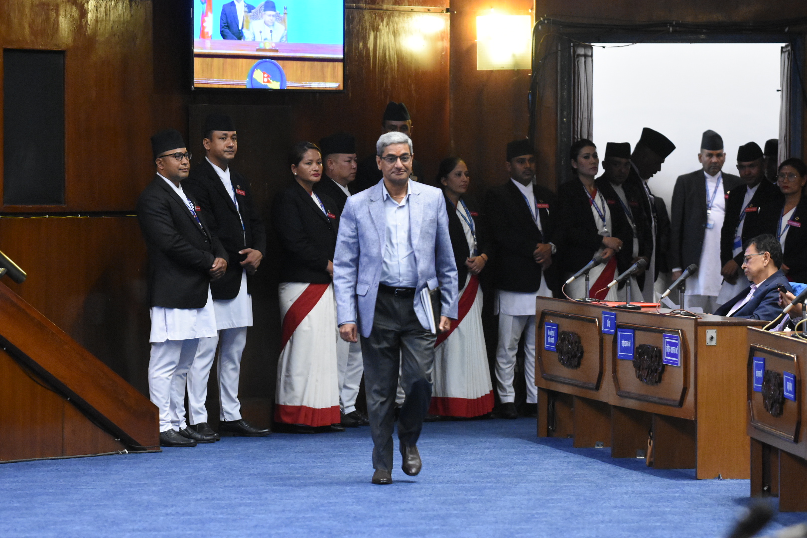 संसदमा विपक्षीको अवरोध कायमै, आधा घण्टाका लागि बैठक स्थगित