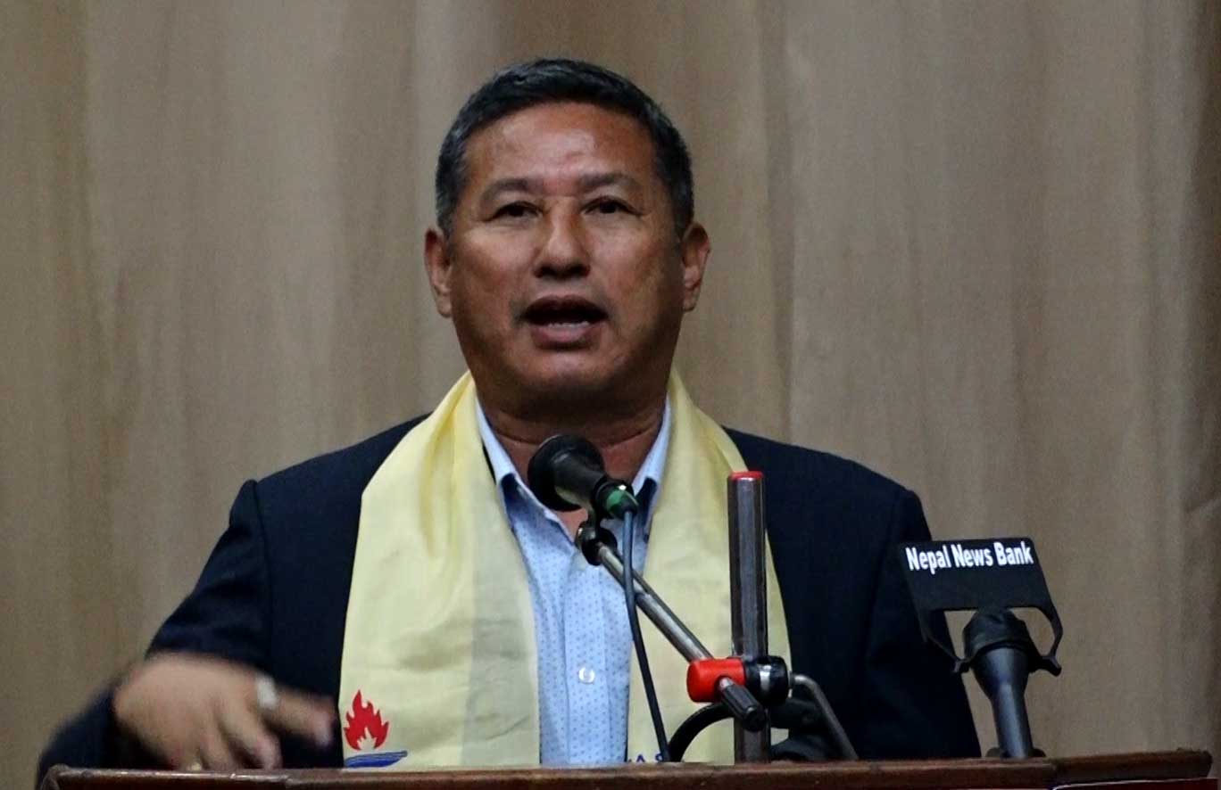 सरकार र निजी क्षेत्र नमिले खेल क्षेत्रको प्रवर्द्धन हुन सक्दैनः खेलकुदमन्त्री लिम्बू
