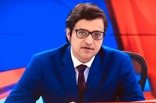 भारतीय पत्रकार अर्नब गोस्वामी पक्राउ