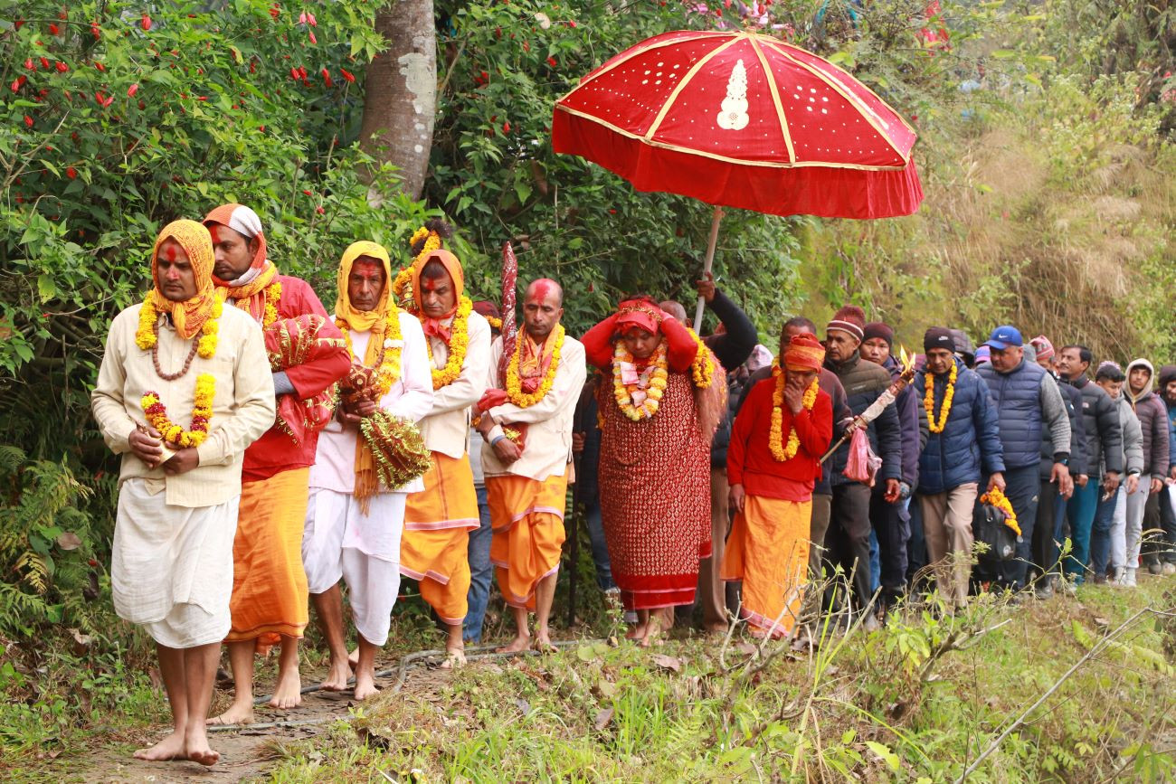 वर्षमा तीन ठाउँ सर्ने भगवती माई आज माइत झरिन् !